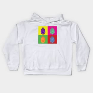 All My Sri Lankan Devil Yaka Masks Are Here Retro Pop Art Kids Hoodie